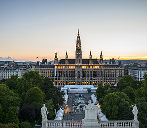 View of Vienna City Hall