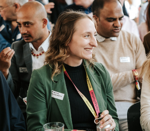 Two women in a conversation