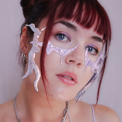 Portrait of media artist Catherine Spet