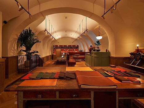 the inside of the new paper republic store