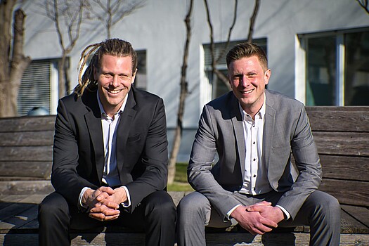 Cellectric Biosciences founders Klemens Wassermann and Terje Wimberger