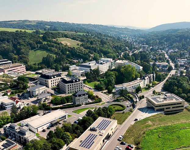 Aerial view of the ISTA campus