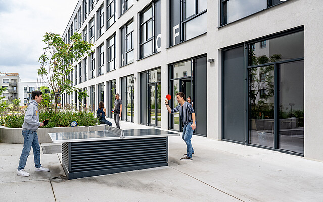 Gewerbehof Seestadt - Außenbereich