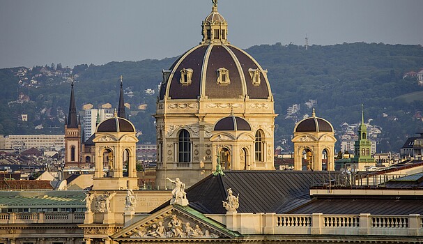 Old imperial domed building in Vienna